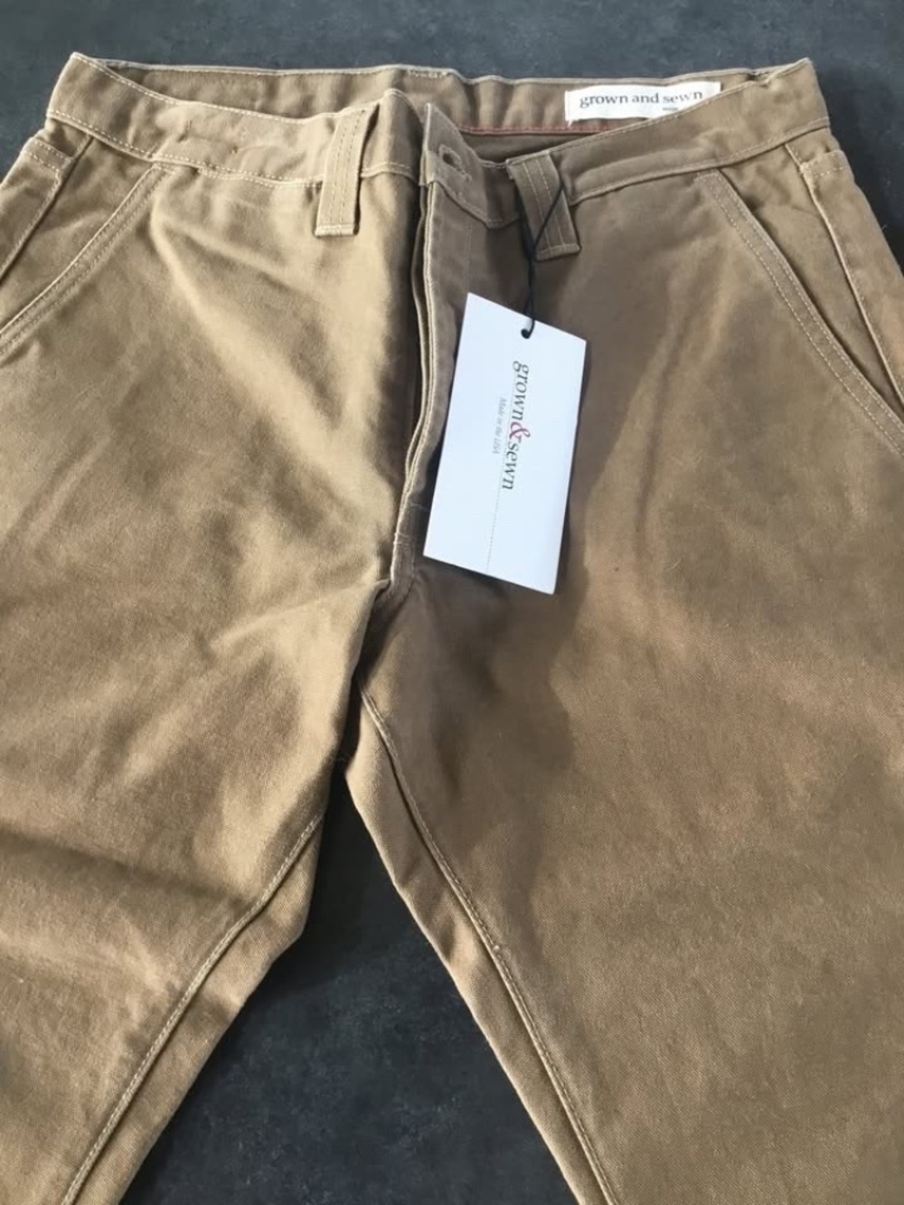 Grown and Sewn / The Foundation Pant / Men's Size 32 / Made in USA / NWT